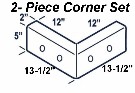 2 piece corner cushion